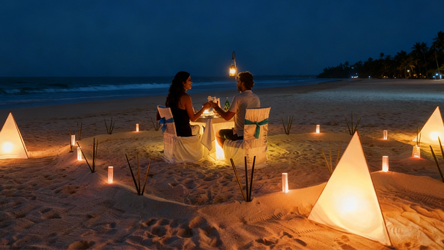 Candle Light Dinner in Goa