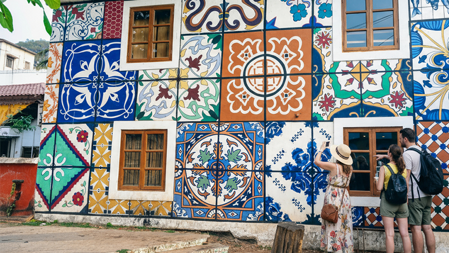 Fontainhas Latin Quarter Walking Tour Goa